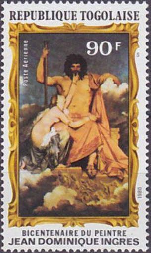 Jupiter and Thetis, by J. A. D. Ingres