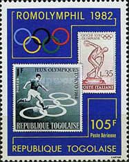International Stamp Exhibition "ROMOLYMPHIL '82" - Rome, Ita