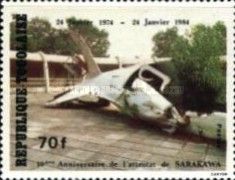 Wrecked plane