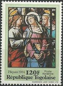 Stained Glass Windows : « Apostle and Mary »