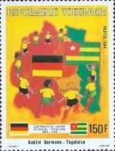German & Togolese Children, Flags