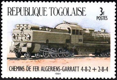 Algerian Locomotive - Garratt 4-8-2 + 2-8-4