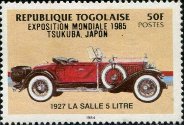 La Salle 5 litres 1927, overprint