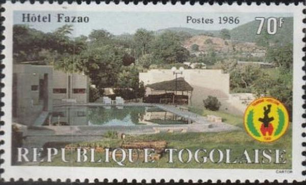 view of the hotel Fazao: emblem