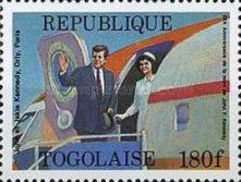 Boarding Air Force One with Jackie at Orly, France