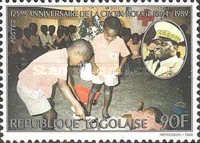 Two boys of the red cross
