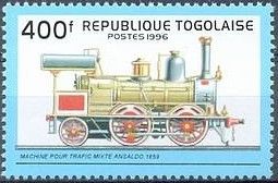Cargo and passenger locomotive, 1850