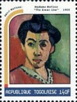 "Madame Matisse", by Henri Matisse