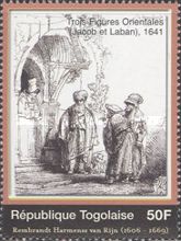 Three Oriental Figures (Jacob and Laban)