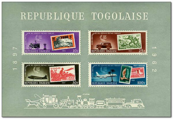 65 years of Togolese stamps