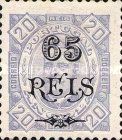 King Carlos I of Portugal (1863-1908) - surcharged