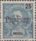King Carlos I overprinted "PROVISORIO"