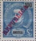 King Carlos I overprinted "REPUBLICA"