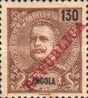 King Carlos I overprinted "REPUBLICA"
