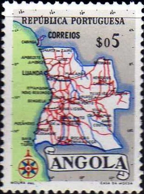 Map of Angola