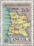 Map of Angola