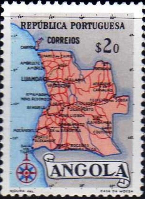 Map of Angola