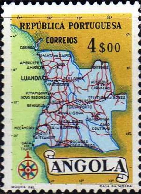 Map of Angola