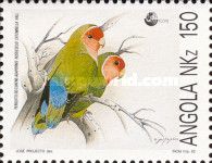 Rosy-faced Lovebird (Agapornis roseicollis catumbella)