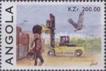 Container and Forklift