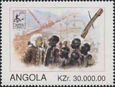 Disembarkation of slaves