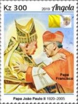 Pope John Paul II with Pope Francis