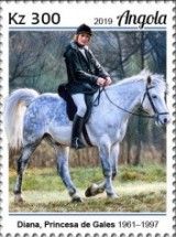 Princess Diana on horseback