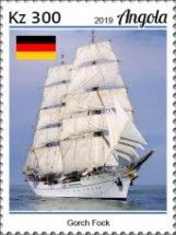 Gorch Fock & Germany's Flag