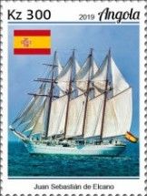 Juan Sebastián de Elcano & Spain Flag