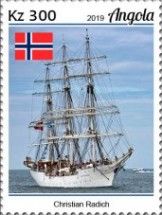 Christian Radich & Norway Flag