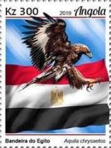 Flag of Egypt, Golden Eagle (Aquila chrysaetos)
