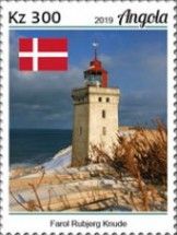 Rubjerg Knude Lighthouse & Denmark Flag