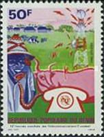 Villager, Telephone with UIT Emblem, Radio Tower