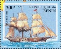 Paddle-steamer Savannah, 1819