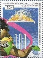Runner, Olympic flame
