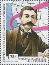 Pierre de Coubertin, map of US