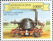 Locomotive construite par Isaac Newton, 1760