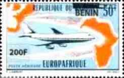 Jet Plane, Maps of Europe and Africa