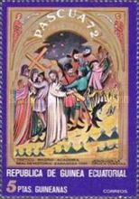 Jesus is carrying the cross