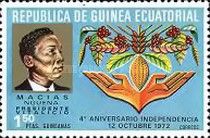 President Macias Nguena and fruits