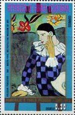 'Seated Harlequin', 1901