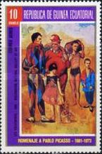 'Family of Saltimbanques' (detail), 1905