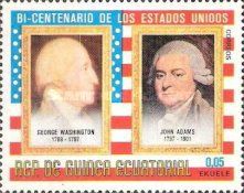 G. Washington and  J. Adams