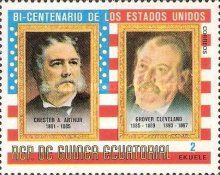CHester A. Arthur and Grover Cleveland