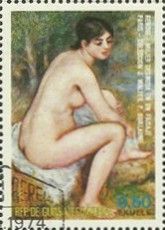 Naked Woman in a Landscape, Renoir
