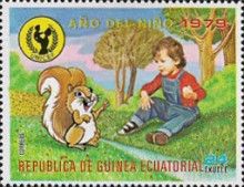Child with squirrel