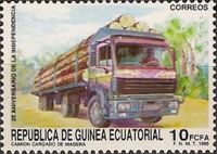 Truck loaded with timber