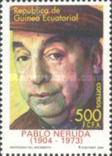 Centenary birth of Pablo Neruda (1904-1973)