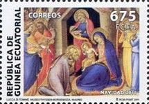 Adoración de los reyes. Luca di Tommé