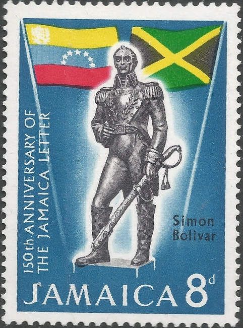 Statue of Simon Bolivar in Kingston